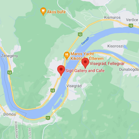 Sigil Kávézó és Fellegvár, Dunakanyar térkép