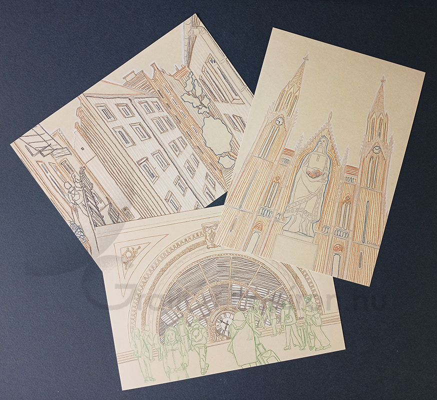 New prints from the "Budapest Stories" series